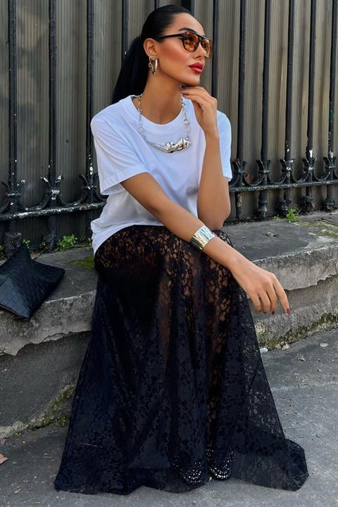 Saia Maxi de Renda