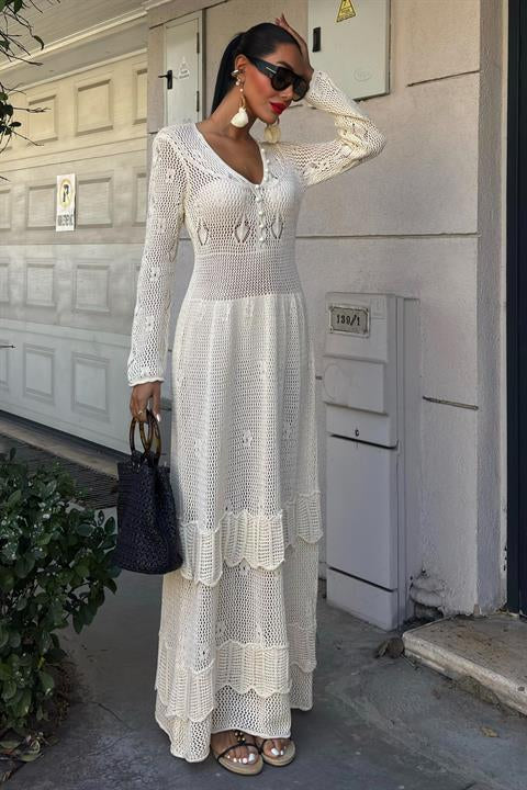 Vestido Étnico Branco