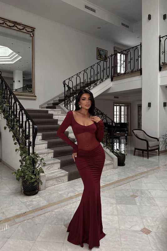 Vestido Longo Cherry