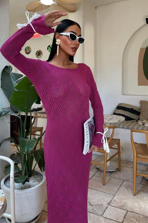 Vestido Malha costas em V