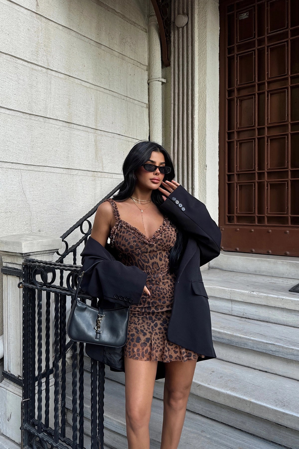 Mini Vestido Leopardo