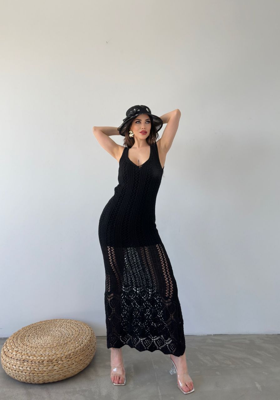 Vestido Tricotado Forrado