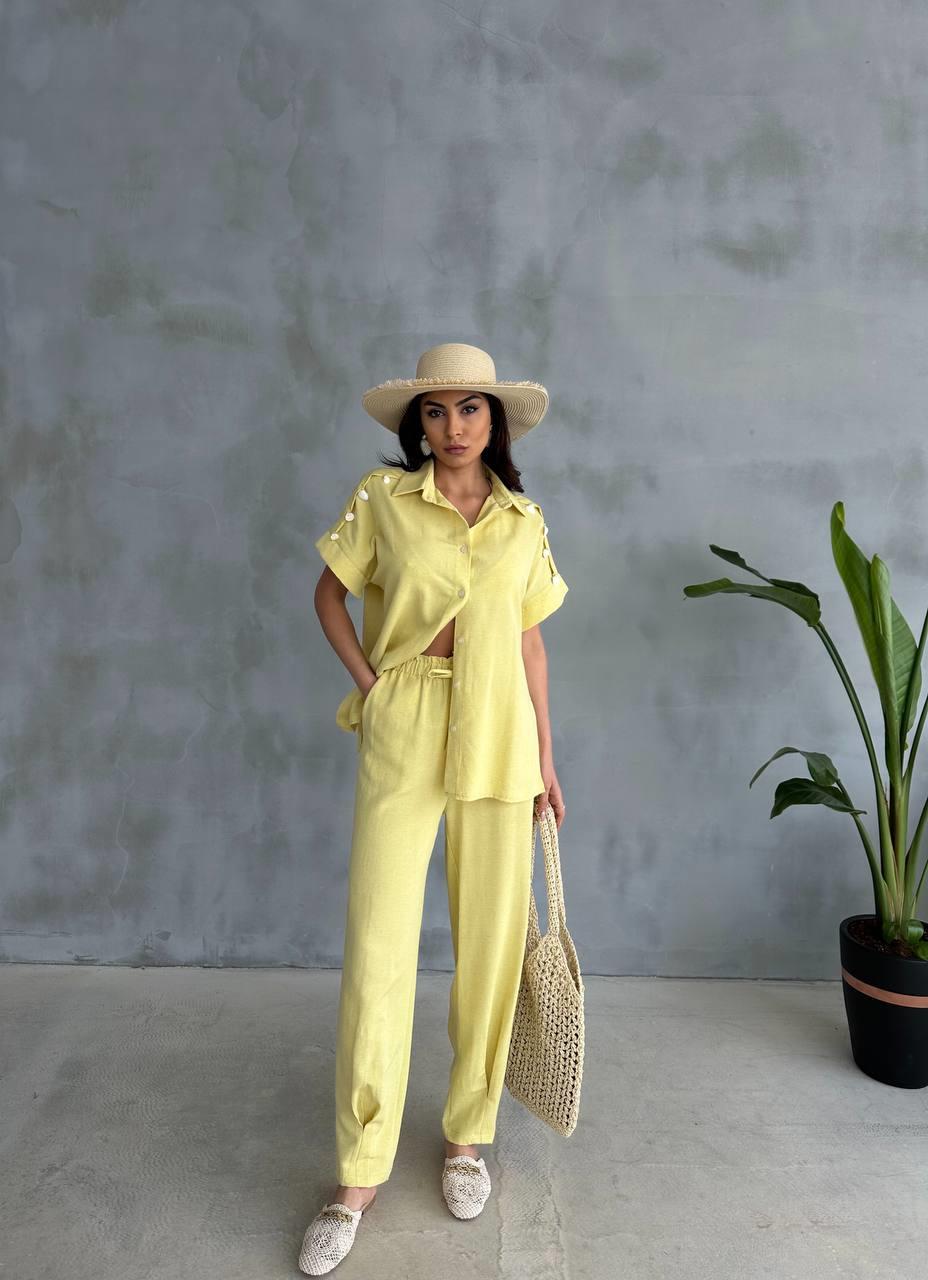 Camisa Mussel Row Amarelo