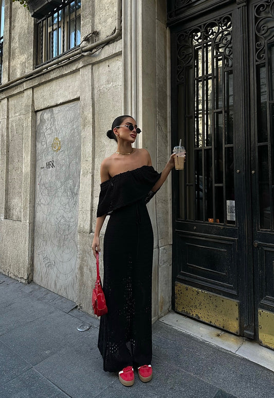 Vestido s/ Alças Vazado