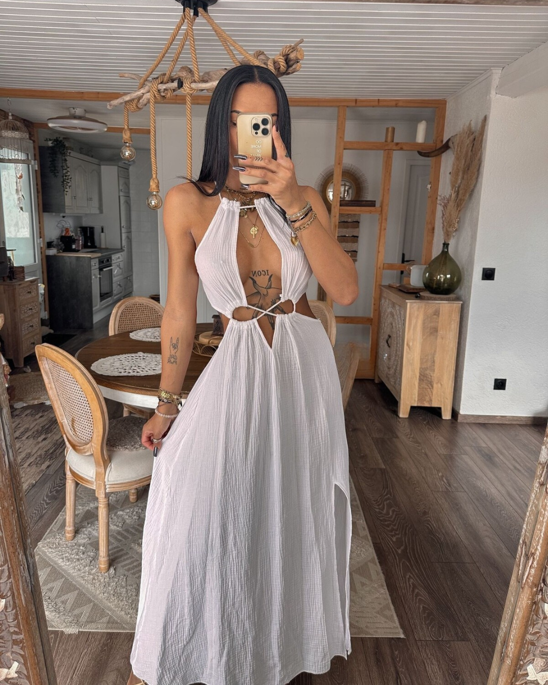 Vestido Longo Chiffon