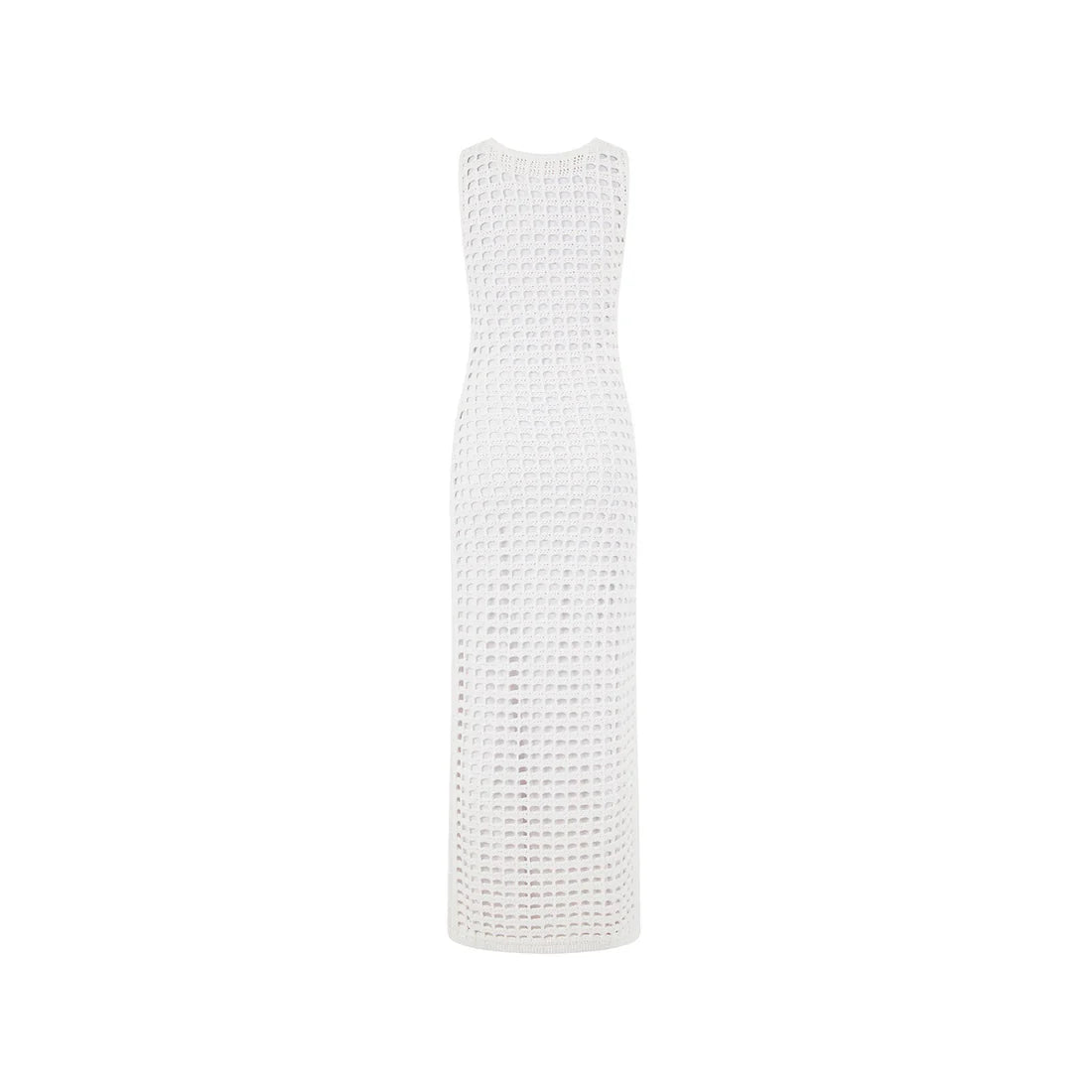 Vestido Maxi de Crochê - Marfim