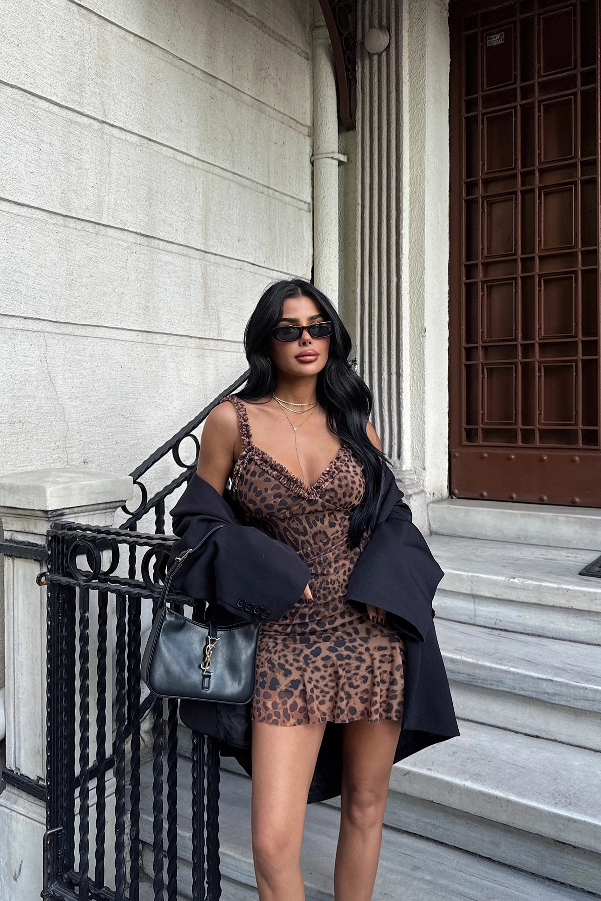 Mini Vestido Leopardo