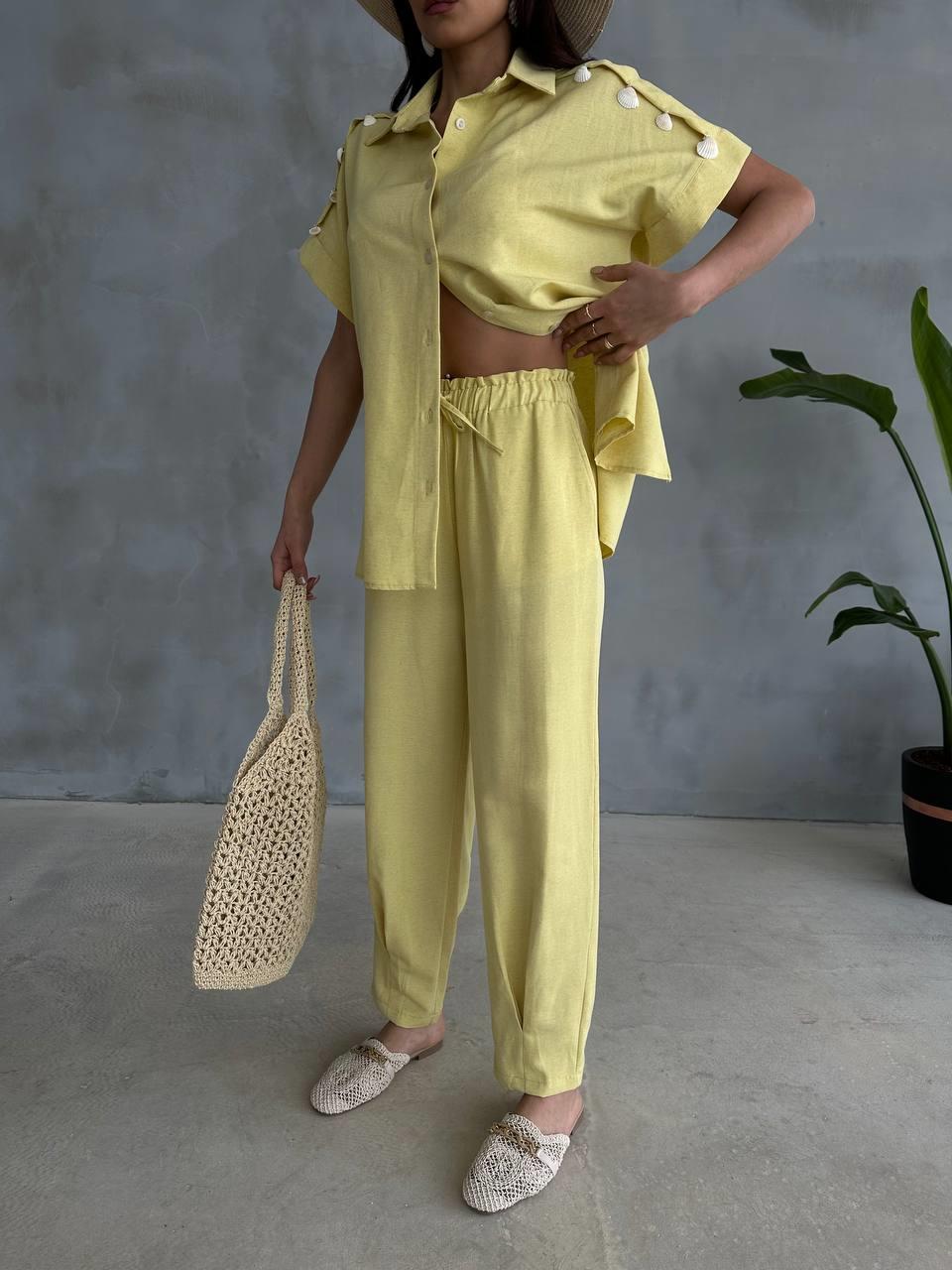 Camisa Mussel Row Amarelo