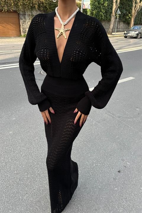 Vestido de Croche Decotado