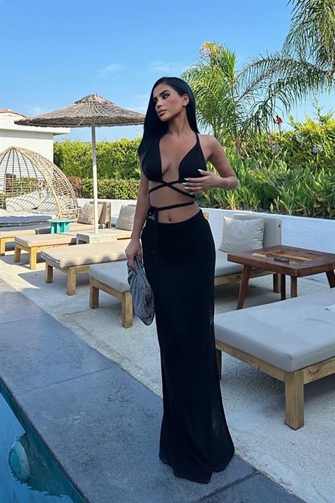 Top Aberto Preto