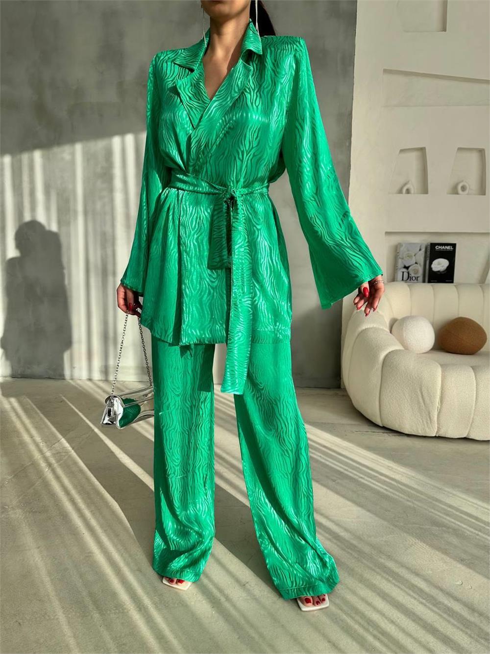 Blazer Cetim Verde