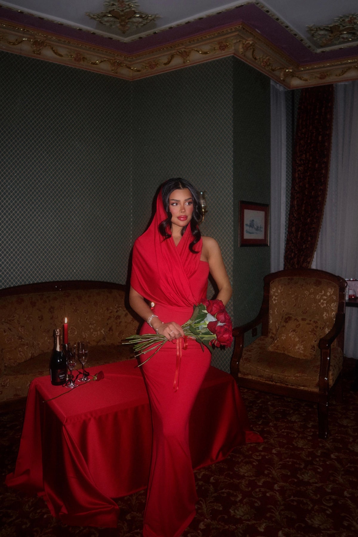 Vestido Longo Vermelho