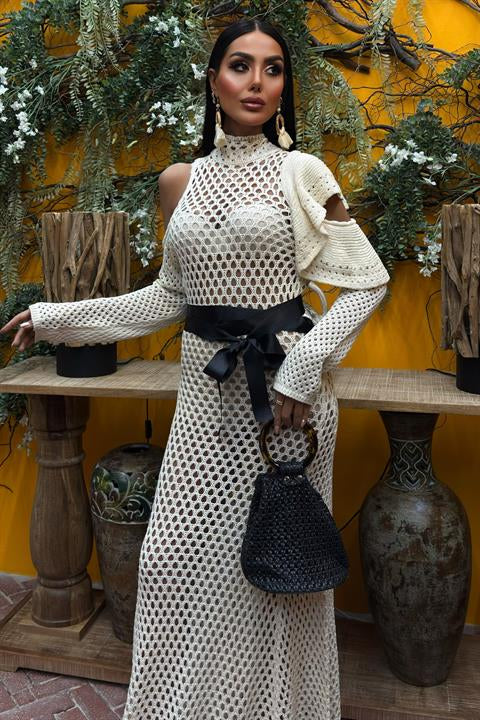Vestido de Malha c/ cinto