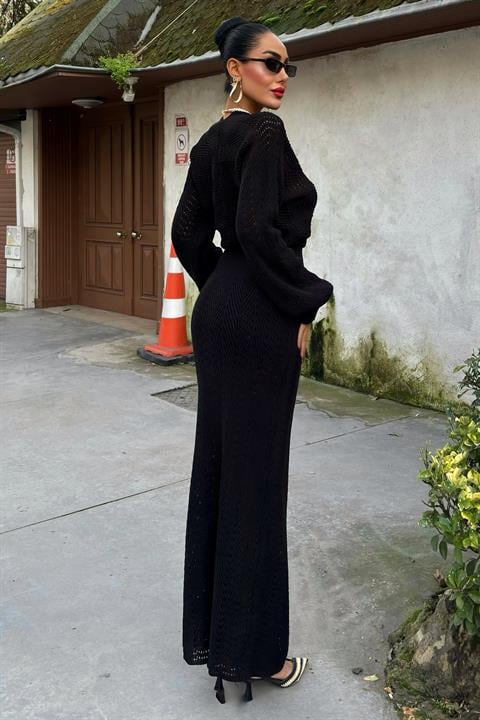 Vestido de Croche Decotado