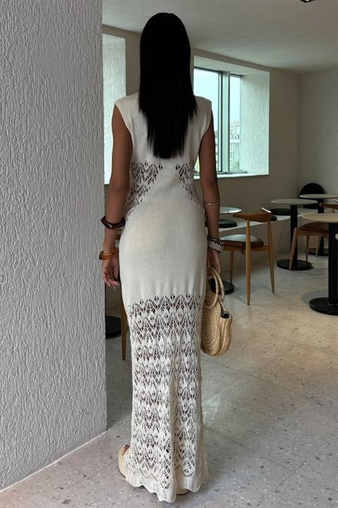 Vestido de Malha Openwork