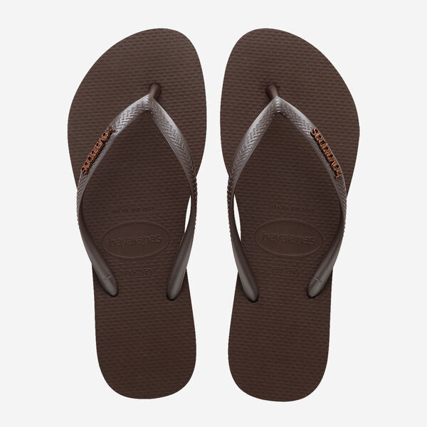 Havaianas Slim Logo Metallic