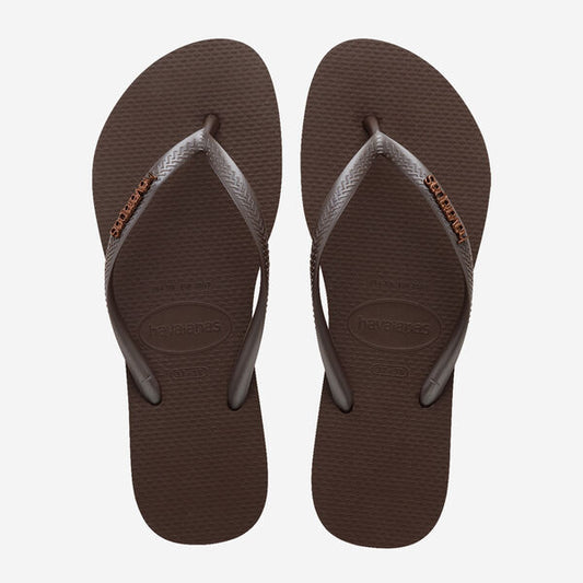 Havaianas Slim Logo Metallic