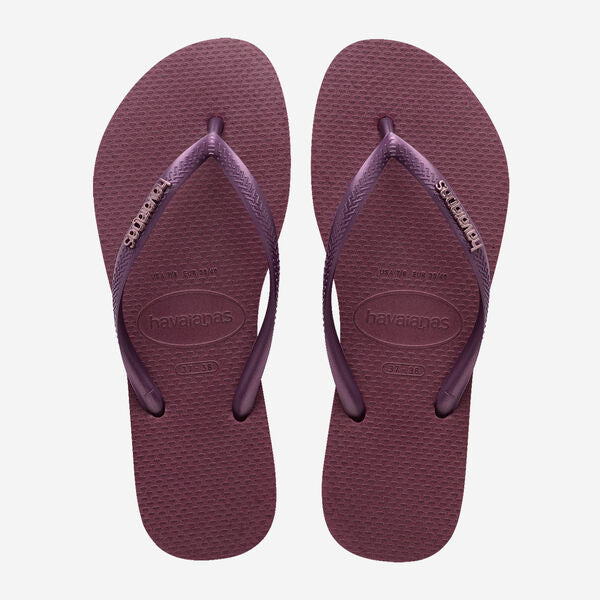Havaianas Slim Logo Metallic