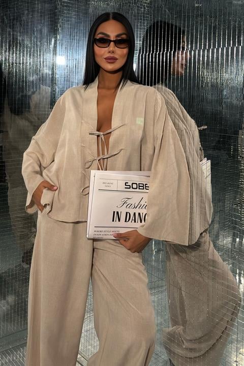 Camisa de Linho c/ Laços