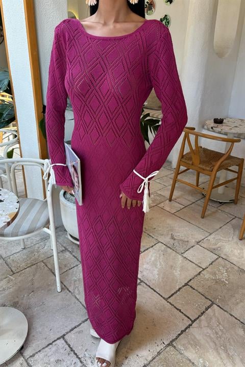 Vestido Malha costas em V