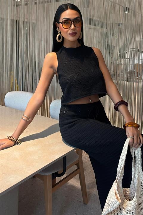 Top de Malha Preto