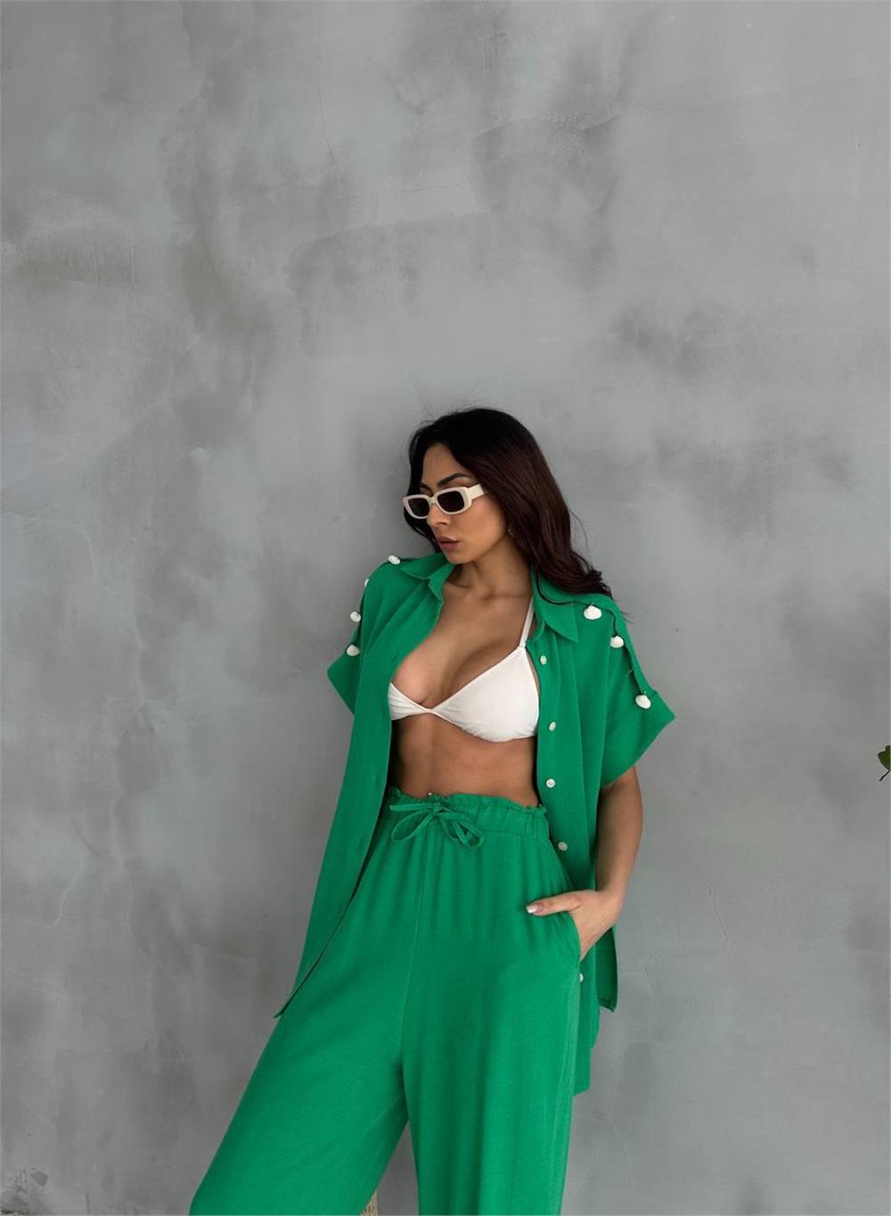 Calças Verde