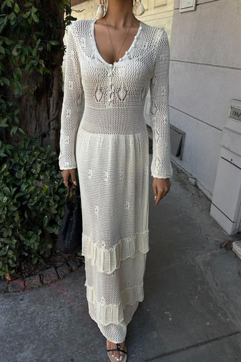 Vestido Étnico Branco