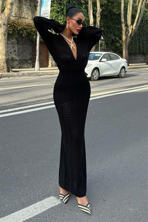 Vestido de Croche Decotado