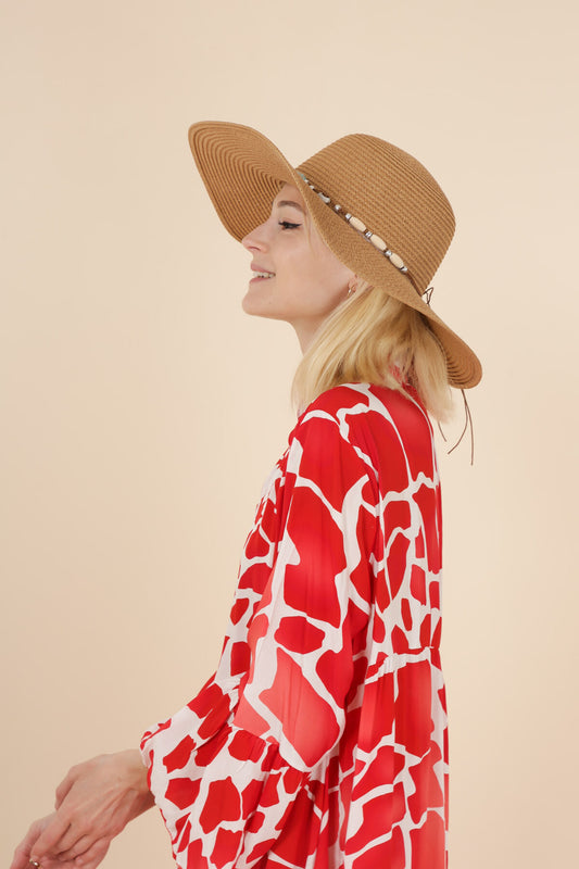 Chapéu de Palha c/ Pérolas