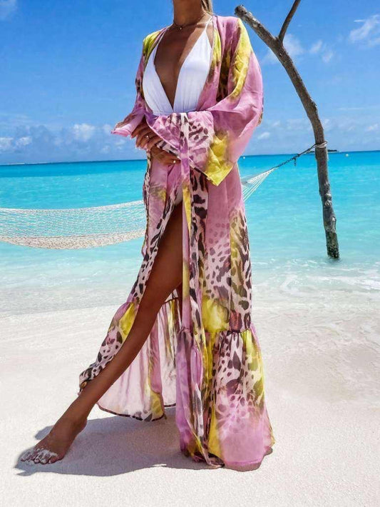 Kimono leopard print