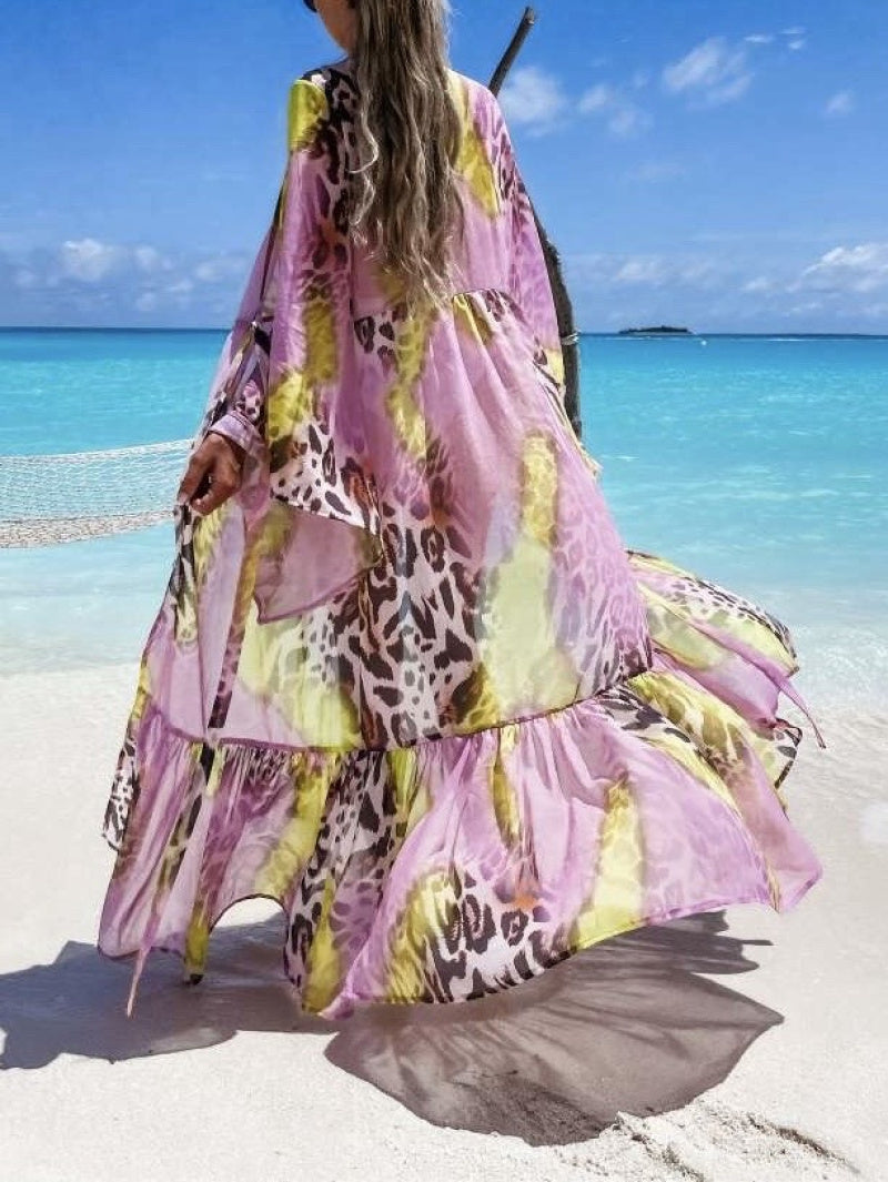 Kimono leopard print