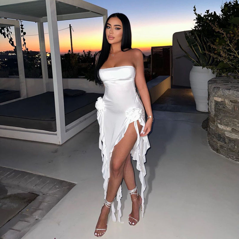 White Flower Dress