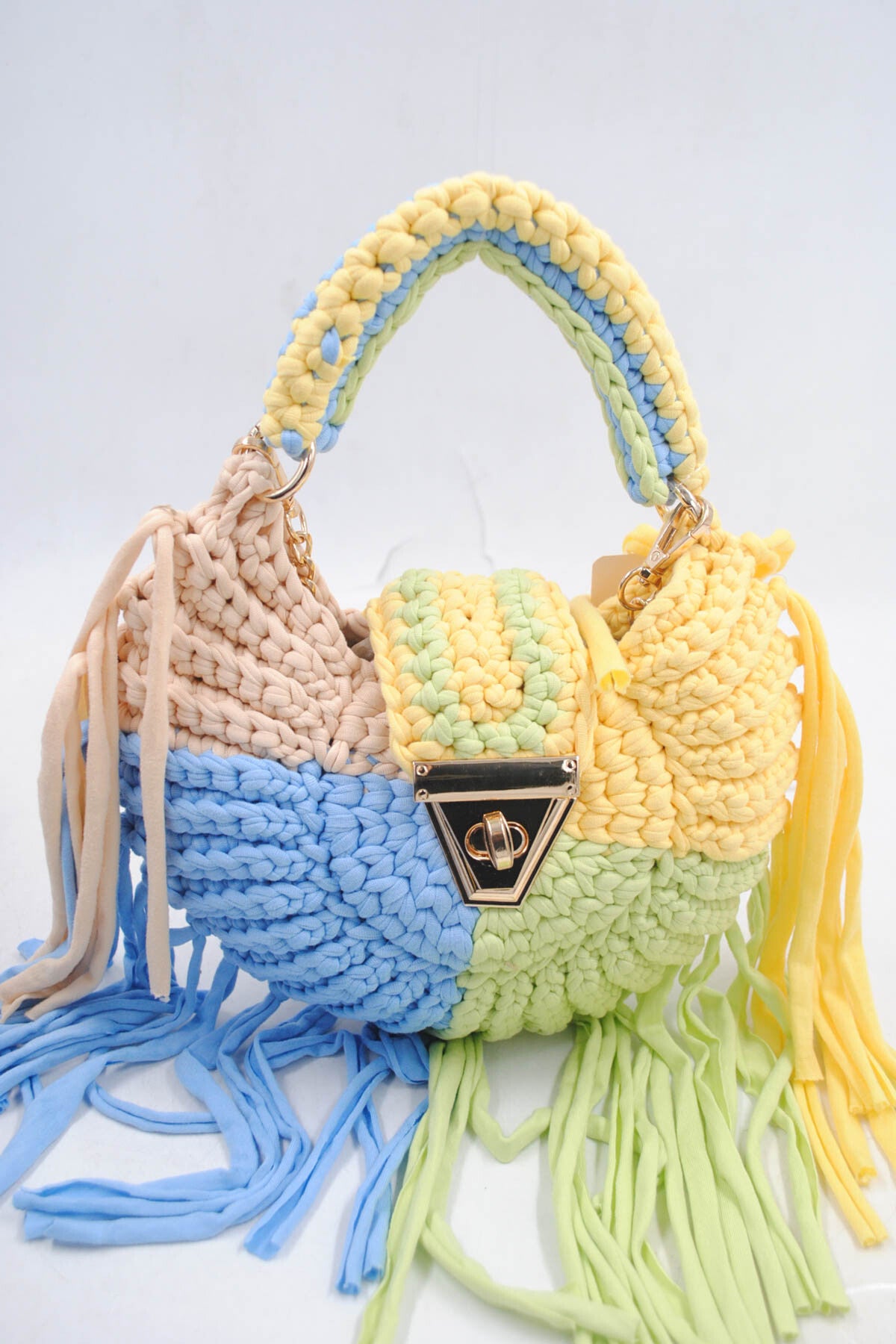 Bolsa de Palha c/ Franjas