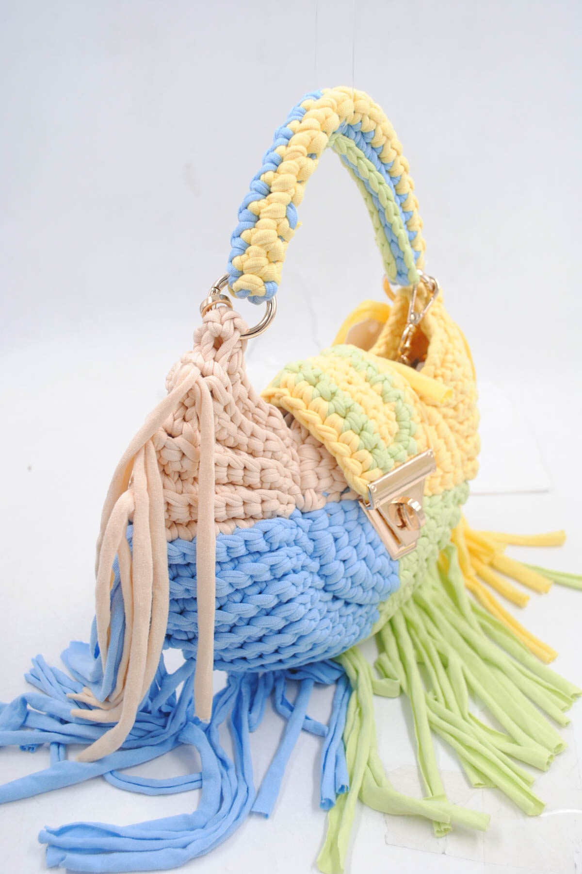 Bolsa de Palha c/ Franjas