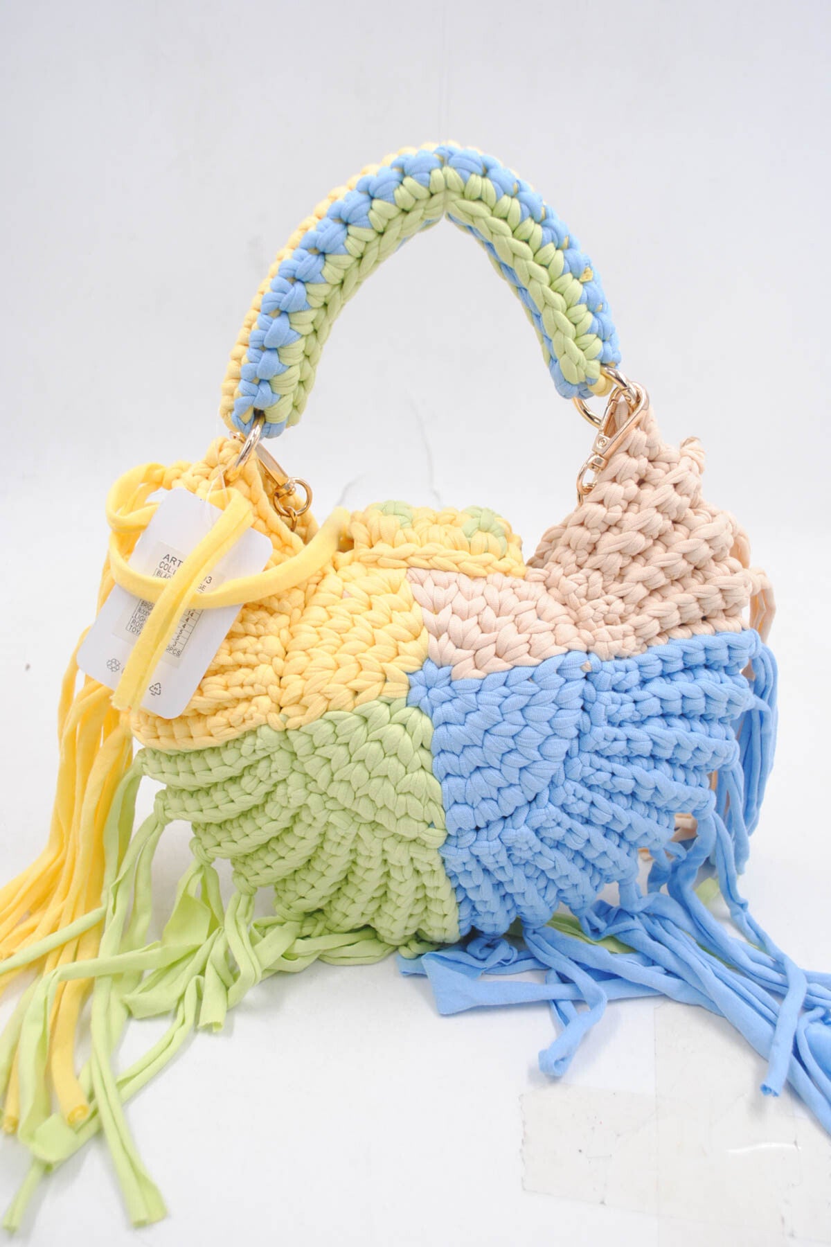 Bolsa de Palha c/ Franjas
