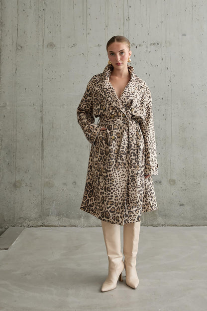 Gabardine c/ Estampa Leopardo