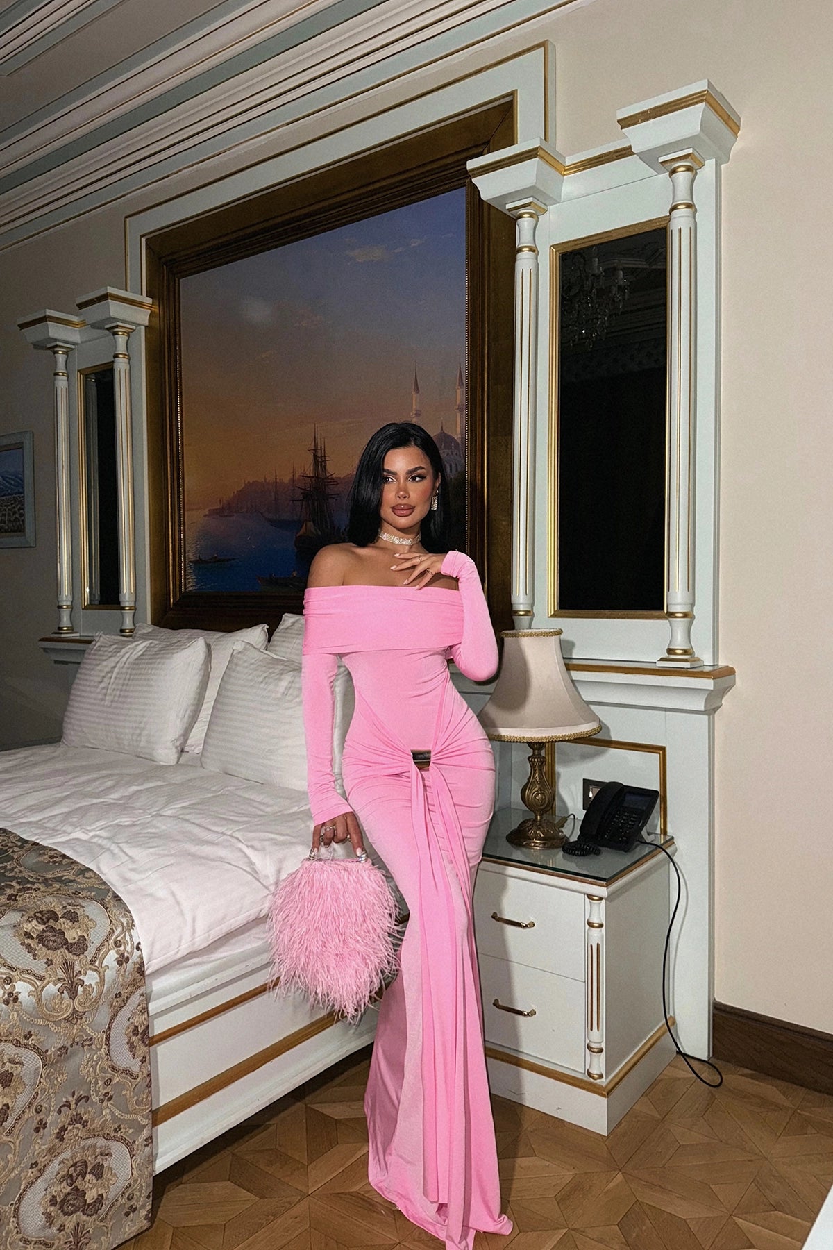 Vestido Rosa Macaron