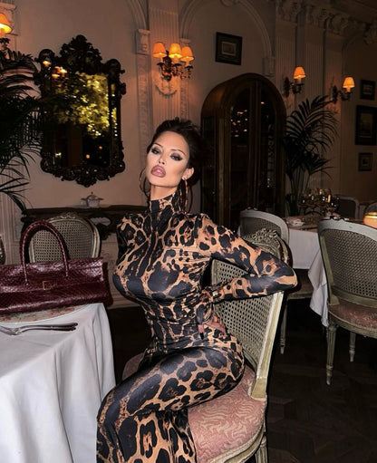 Vestido Premium Leopardo