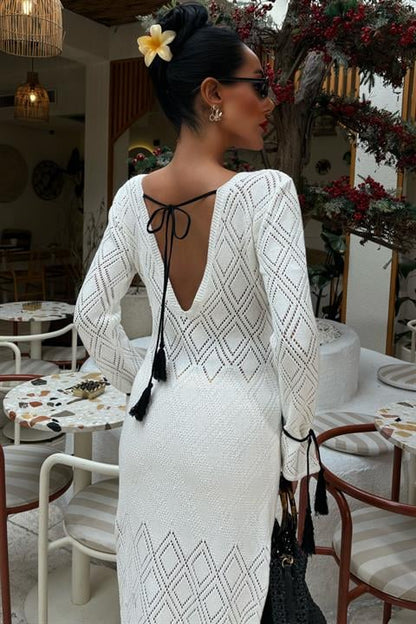 Vestido Renda c/ decote V