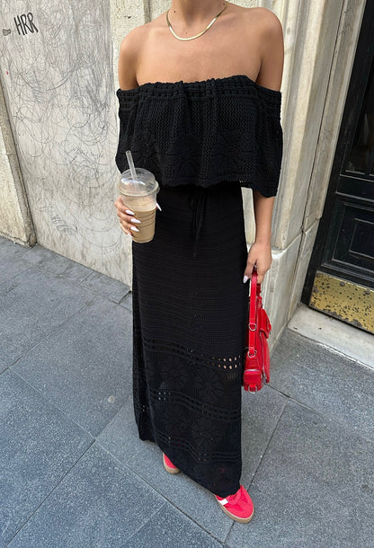 Vestido s/ Alças Vazado