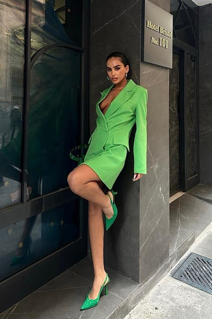 Vestido Blazer Green