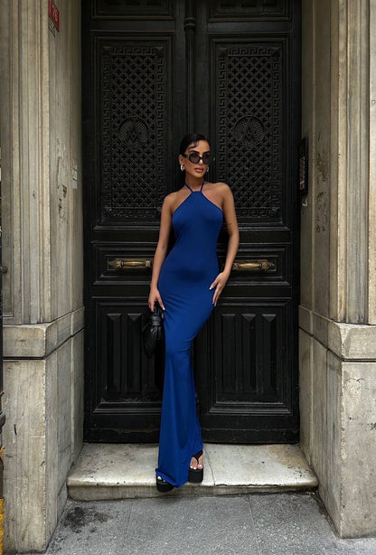 Vestido Maxi Azul