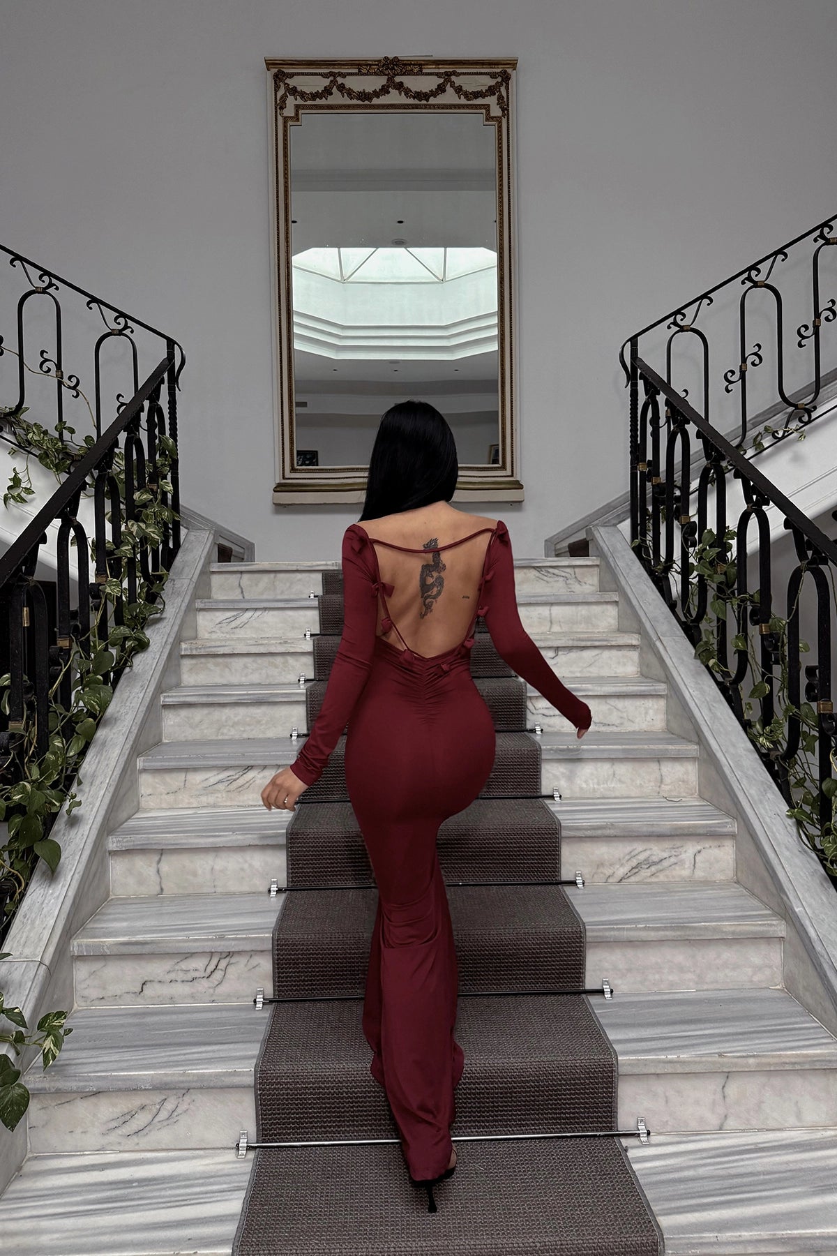Vestido Longo Cherry