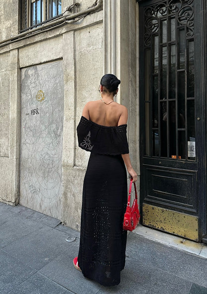 Vestido s/ Alças Vazado