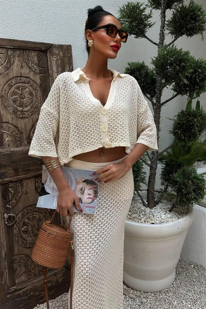 Saia Openwork Cru