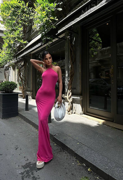 Vestido Maxi Rosa