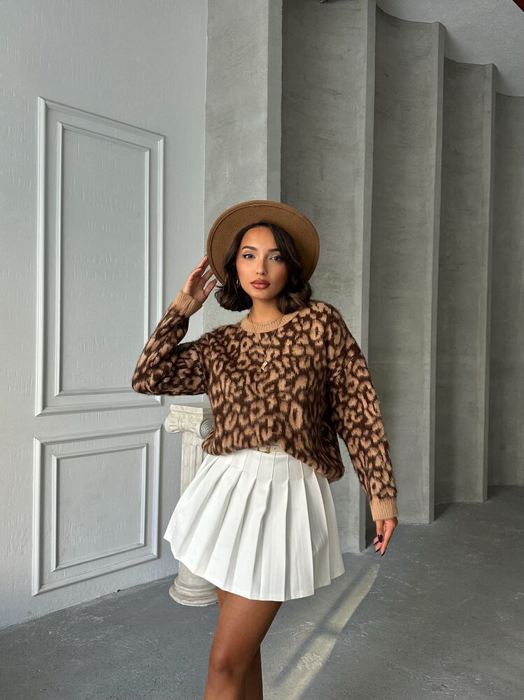 Camisola Tricô Leopardo