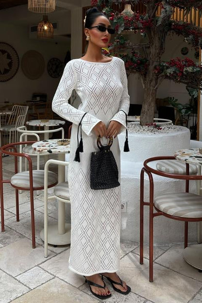 Vestido Renda c/ decote V