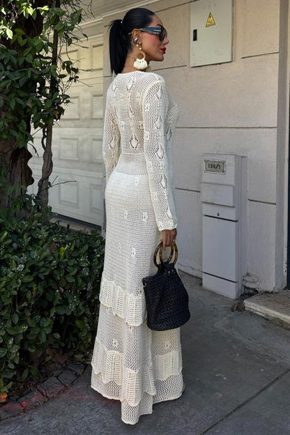 Vestido Étnico Branco