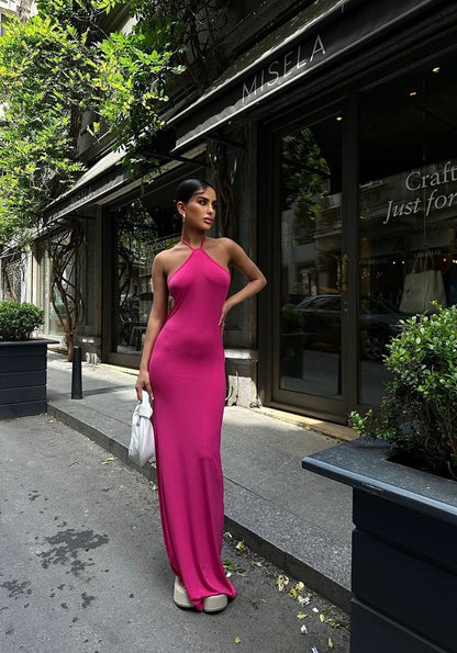 Vestido Maxi Rosa